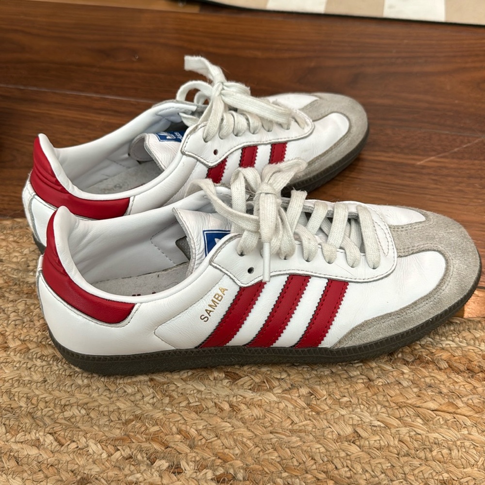Adidas Samba OG RED women’s 8.5